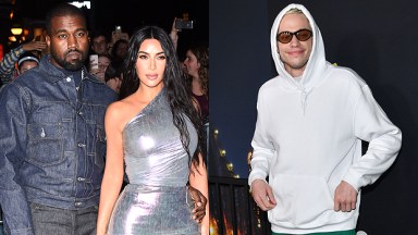 Kim Kardashian, Kanye West, Pete Davidson