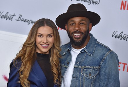 DJ, dancer and producer Stephen "tWitch" Boss died December 13, 2022 of suicide at the age of 40 in Los Angeles, Ca.  Allison Holker and Stephen Boss, tWitch at the 'The Nun' World Premiere held at the TCL Chinese Theater on September 4, 2018 in Hollywood, CA.  © Janet Gough / AFF-USA.com.  14 Dec 2022 Pictured: Allison Holker and Stephen 'tWitch' Boss.  Photo credit: Janet Gough / AFF-USA.COM / MEGA TheMegaAgency.com +1 888 505 6342 (Mega Agency TagID: MEGA926117_017.jpg) [Photo via Mega Agency]
