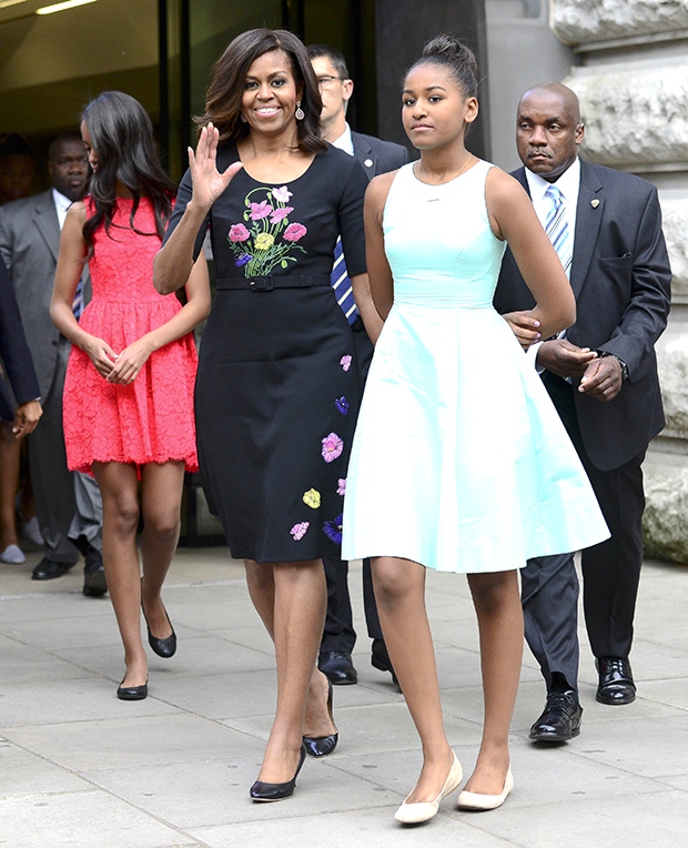 Malia Obama, Michelle Obama, Sasha Obama