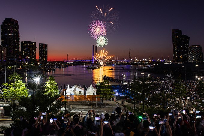 Melbourne, Australia’s fireworks