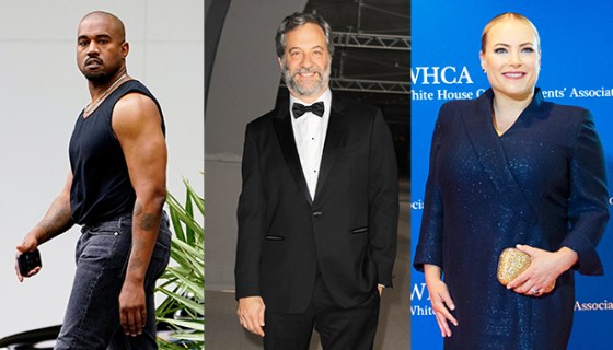kanye west, judd apatown, meghan mccain
