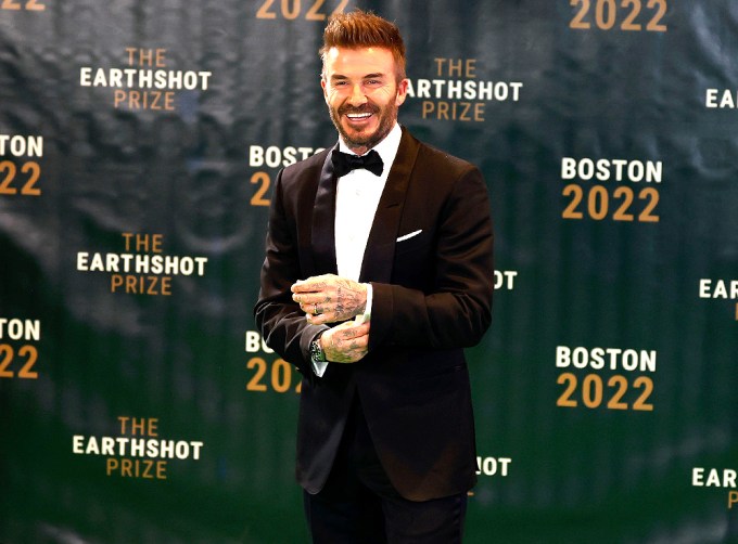 David Beckham at The Earthshot Prize Awards
