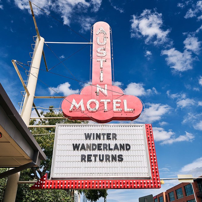 Austin Motel’s Winter Wanderland