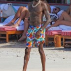 Meek Mill Spends The First Day Of The Year On The Beach In Saint Barthelemy