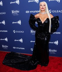 American singer, songwriter, actress and television personality Christina Aguilera arrives at the 34th Annual GLAAD Media Awards Los Angeles held at The Beverly Hilton Hotel on March 30, 2023 in Beverly Hills, Los Angeles, California, United States.
34th Annual GLAAD Media Awards Los Angeles, The Beverly Hilton Hotel, Beverly Hills, Los Angeles, California, United States - 30 Mar 2023