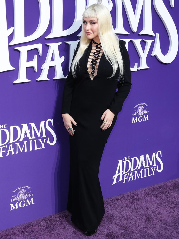 Christina Aguilera at World Premiere Of MGM’s ‘The Addams Family’