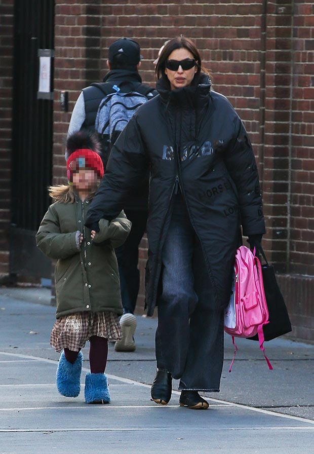 Irina Shayk & Daughter Lea Bundle Up During NYC Stroll: Photos