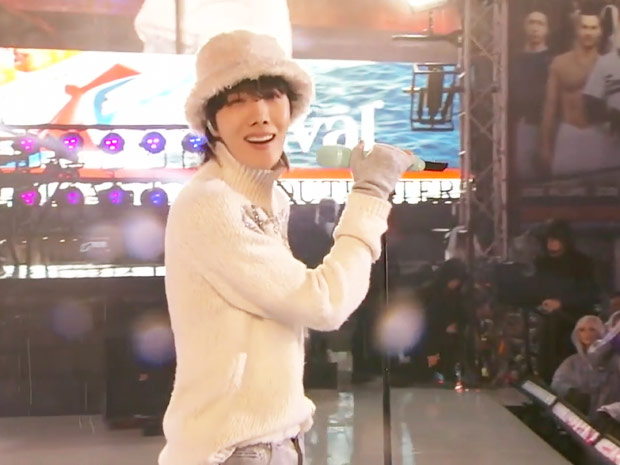 J-Hope Performs Live On 'New Year's Rockin' Eve' Solo, Without BTS
