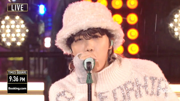 J-Hope Performs Live On 'New Year's Rockin' Eve' Solo, Without BTS