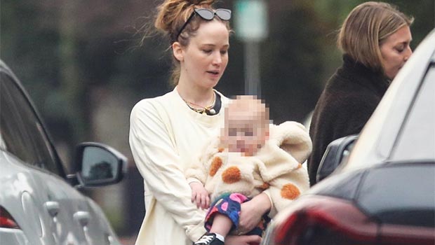 Jennifer Lawrence Takes Son Cy, 10 Mos., For Casual Walk In LA: Photos