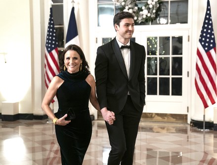 Julia Louis-Dreyfus and Charles Hall arrive to attend the State Dinner in honor of French President Emmanuel Macron and wife Brigitte Macron hosted by US President Joe Biden and first lady Dr. Jill Biden at the White House, in Washington, DC, USA, 01 December 2022. This will be the first state dinner of President Biden's presidency and a chance for the US and France to strengthen ties that have frayed due to disputes over trade and national security.
The Bidens host a State Visit by President Macron and Mrs. Marcon of France, Washington, USA - 01 Dec 2022