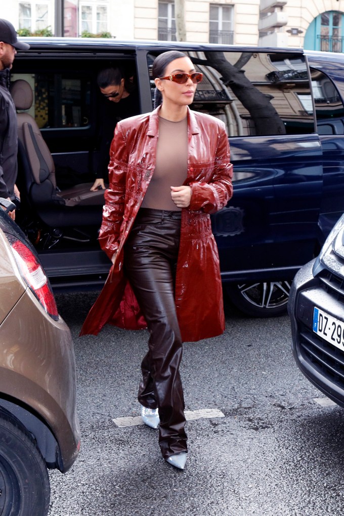 Kim Kardashian Out In Paris