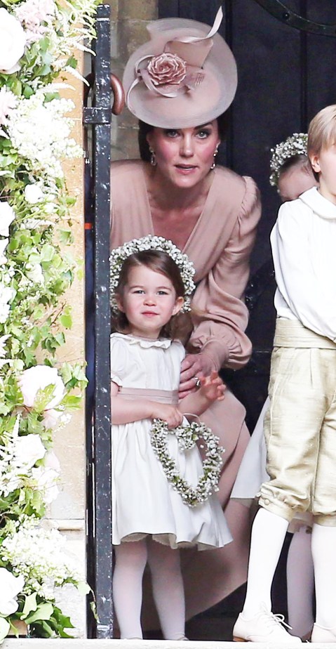 Princess Charlotte & Kate Middleton In Matching Outfits: Phots ...