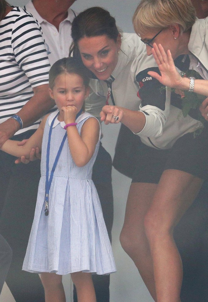 Kate Middleton & Princess Charlotte At The King’s Cup