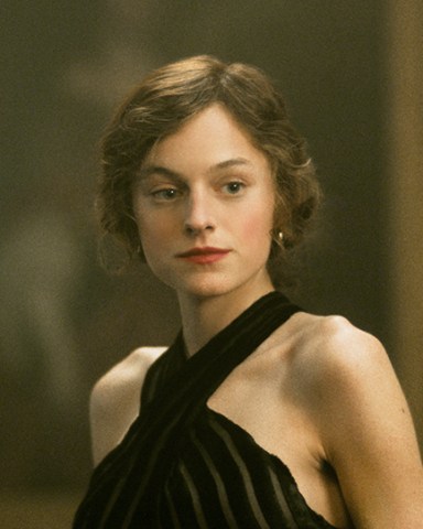 Lady Chatterley's Lover. Emma Corrin as Lady Constance in Lady Chatterley's Lover. Cr. Courtesy of Netflix