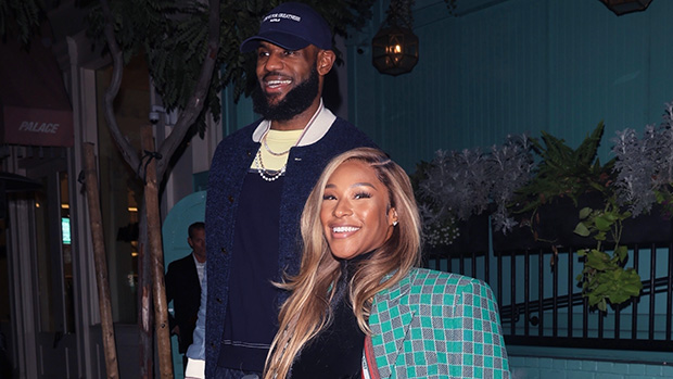 Savannah James Wears Black Velvet Dress On Date Night With LeBron ...