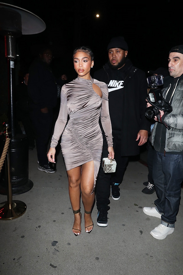 Lori Harvey Dons Black Dress to 'Snowfall' Premiere With Damson Idris