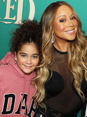 Mariah Carey's daughter Monroe sports cute pink glasses on day out