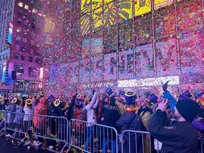 Times Square New Year Eve 2023, New York City, USA., United States – 01 Jan 2023