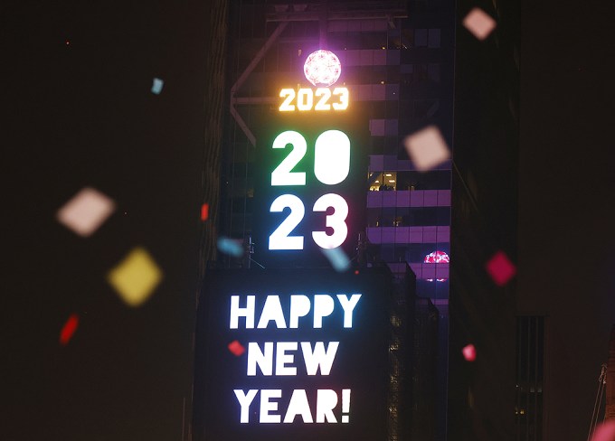 New Year’s Eve in Times Square, New York, United States – 31 Dec 2022