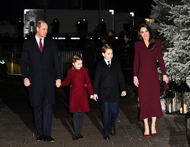 Prens William, Charlotte, George ve Kate Noel Konserine Geldi - Hollywood Life