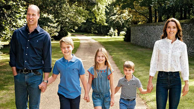 Prince William, Prince George, princess Charlotte, Prince Louis, Princess Kate