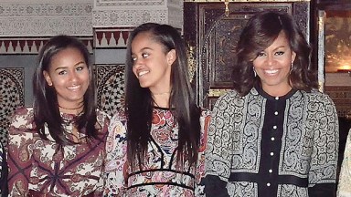 King of Morocco Mohammed VI dinner in honor of the First Lady of the United States, Michelle Obama and daughters Sasha and Malia Obama, Princesses Lalla Salma, Lalla Meryem, Lalla Asmaa and Lalla Hasna at the Palais Royals Marrakech
First Lady Michelle Obama visit to Marrakech, Morocco - 28 Jun 2016