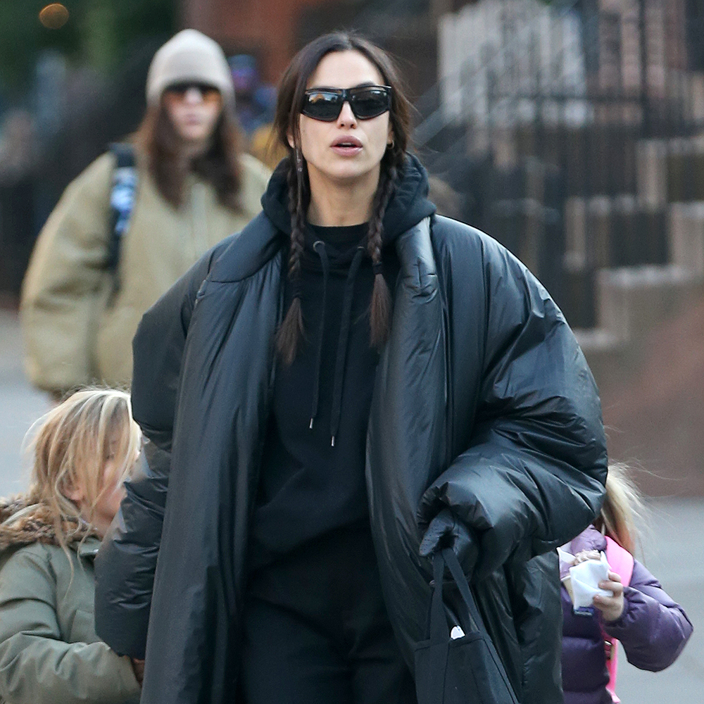 Irina Shayk Eats Ice Cream While Walking Home In New York City