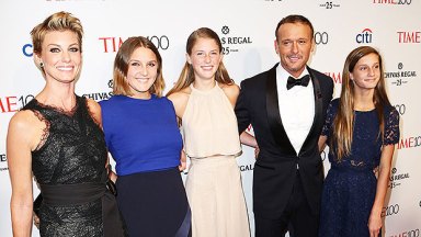 Faith Hill, Tim McGraw, and their daughters