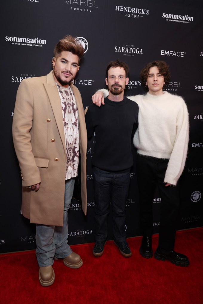 Adam Lambert, Scoot McNairy and Cody Fern