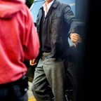 Brad Pitt George Clooney Leather Jackets BG
