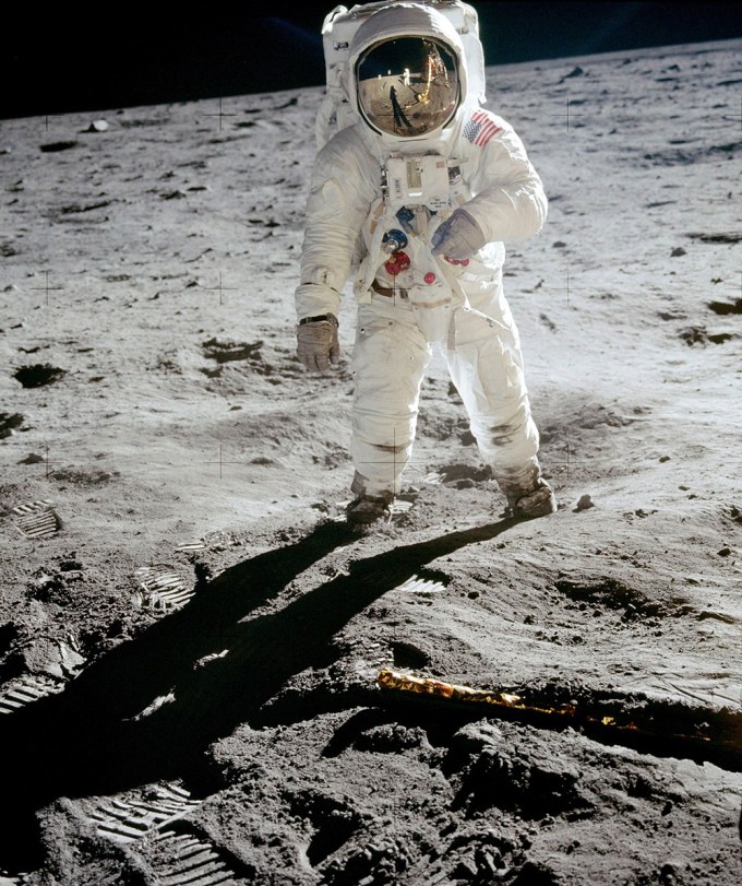 Buzz Aldrin On The Moon