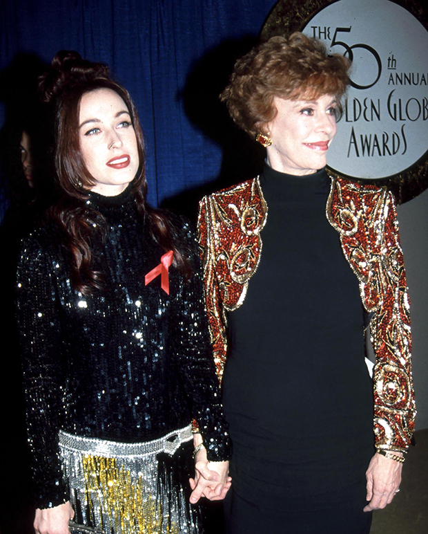 Carol Burnett with daughter Erin Hamilton