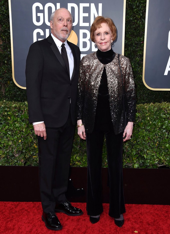 Brian Miller & Carol Burnett at the 2020 Golden Globes