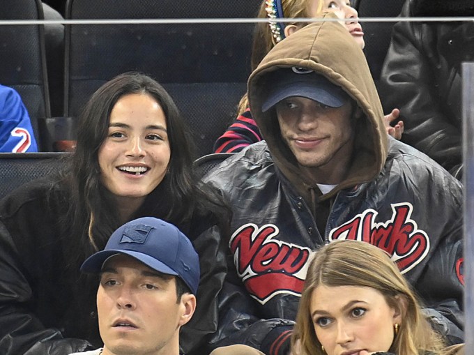 Chase Sui Wonders & Pete Davidson at a sporting event