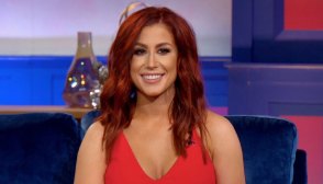 Cheslea Houska red dress