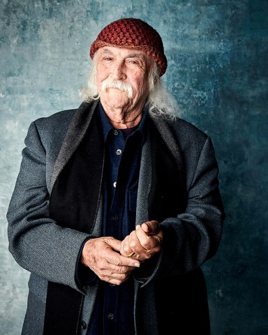 David Crosby poses for a portrait to promote the film "David Crosby: Remember My Name" at the Salesforce Music Lodge during the Sundance Film Festival, in Park City, Utah
2019 Sundance Film Festival - "David Crosby: Remember My Name" Portrait Session, Park City, USA - 26 Jan 2019