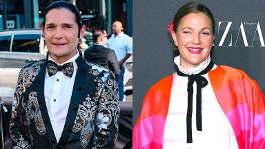 Corey Feldman and Drew Barrymore