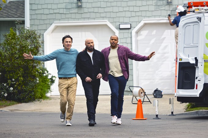 John Travolta, Zach Braff, & Donald Faison in T-Mobile