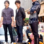JONAS BROTHERS: THE 3D CONCERT EXPERIENCE, from left: Joe Jonas, Nick Jonas, Kevin Jonas, 2009. ©Wal