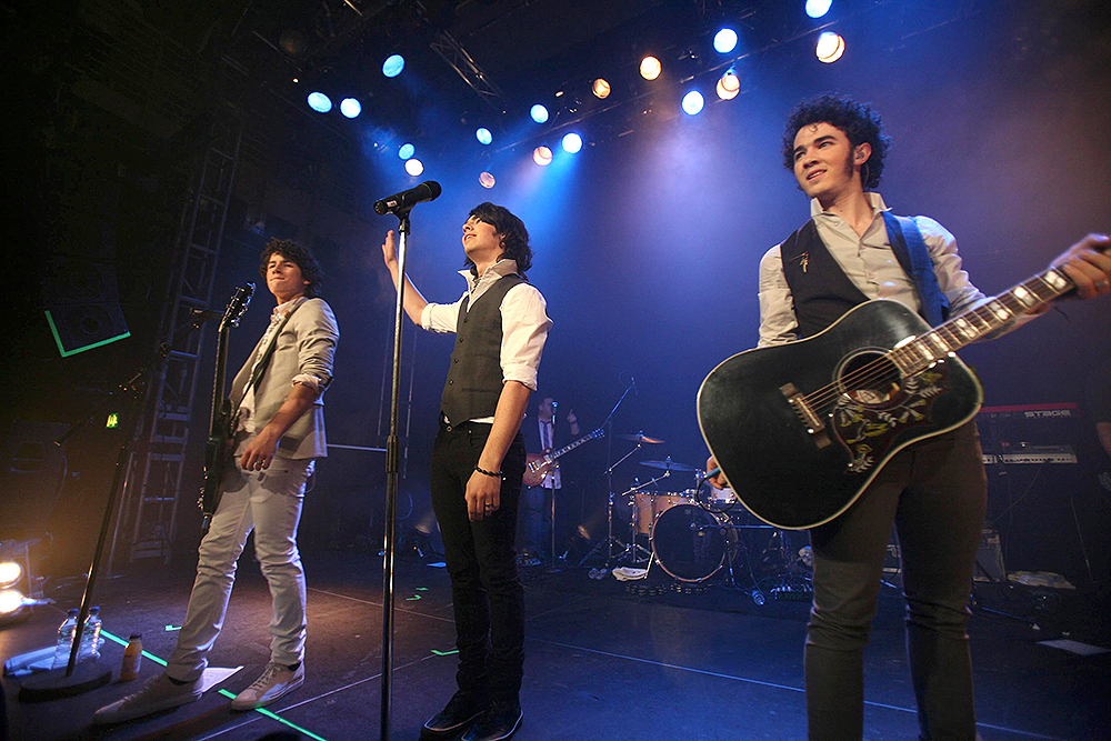 Jonas Brothers in concert, Islington Academy, London, Britain - 11 Apr 2008