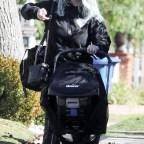 *EXCLUSIVE* New mom Kelly Osbourne spends some quality time with baby Sid!