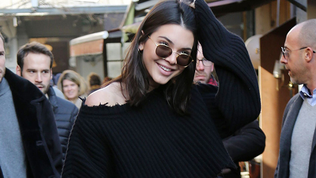 Kendall Jenner showcases her famed legs in a pair of olive green leggings  after a workout in LA