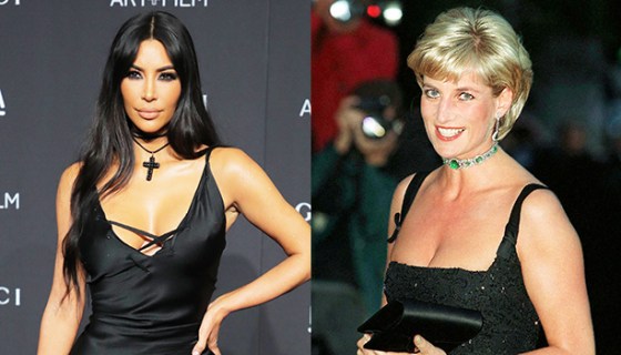 Kim Kardashian and Princess Diana