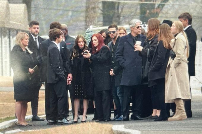 Priscilla Presley Leads Her Family At Graceland