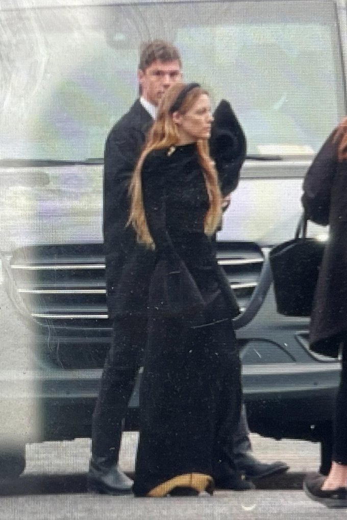 Lisa Marie Presley's daughter Riley Keough arrives at Graceland