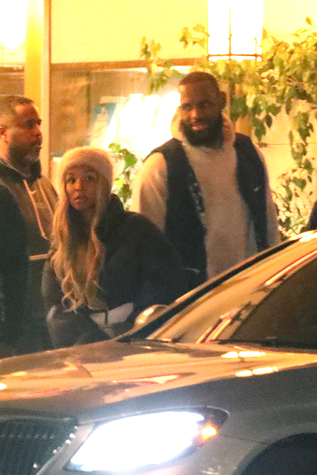 LeBron James & Wife Savannah Enjoy Romantic Date Night Dinner In West