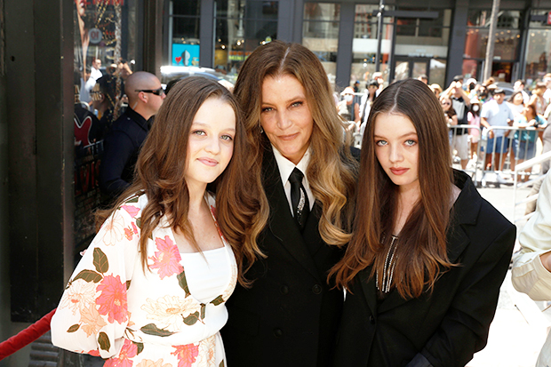 Lisa Marie Presley and daughters
