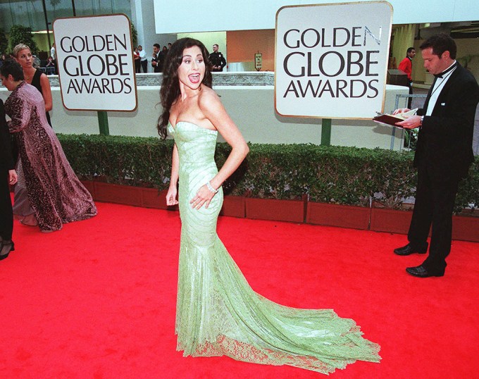 Minnie Driver at the 1998 Golden Globes