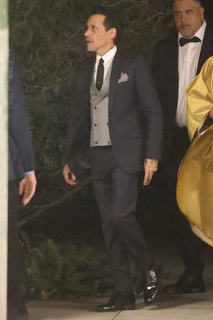 Marc Anthony Arrives At His Wedding